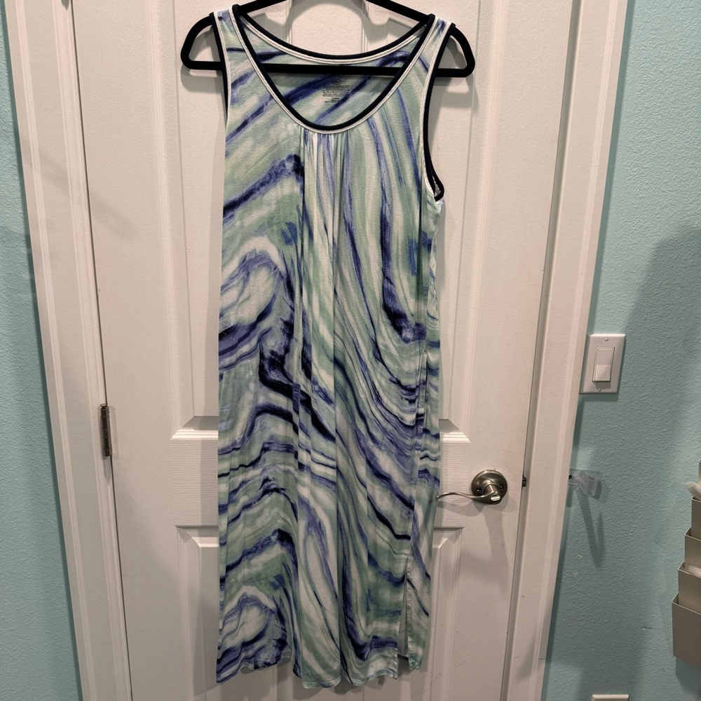 Sweet Treasures Green Purple Nightgown L